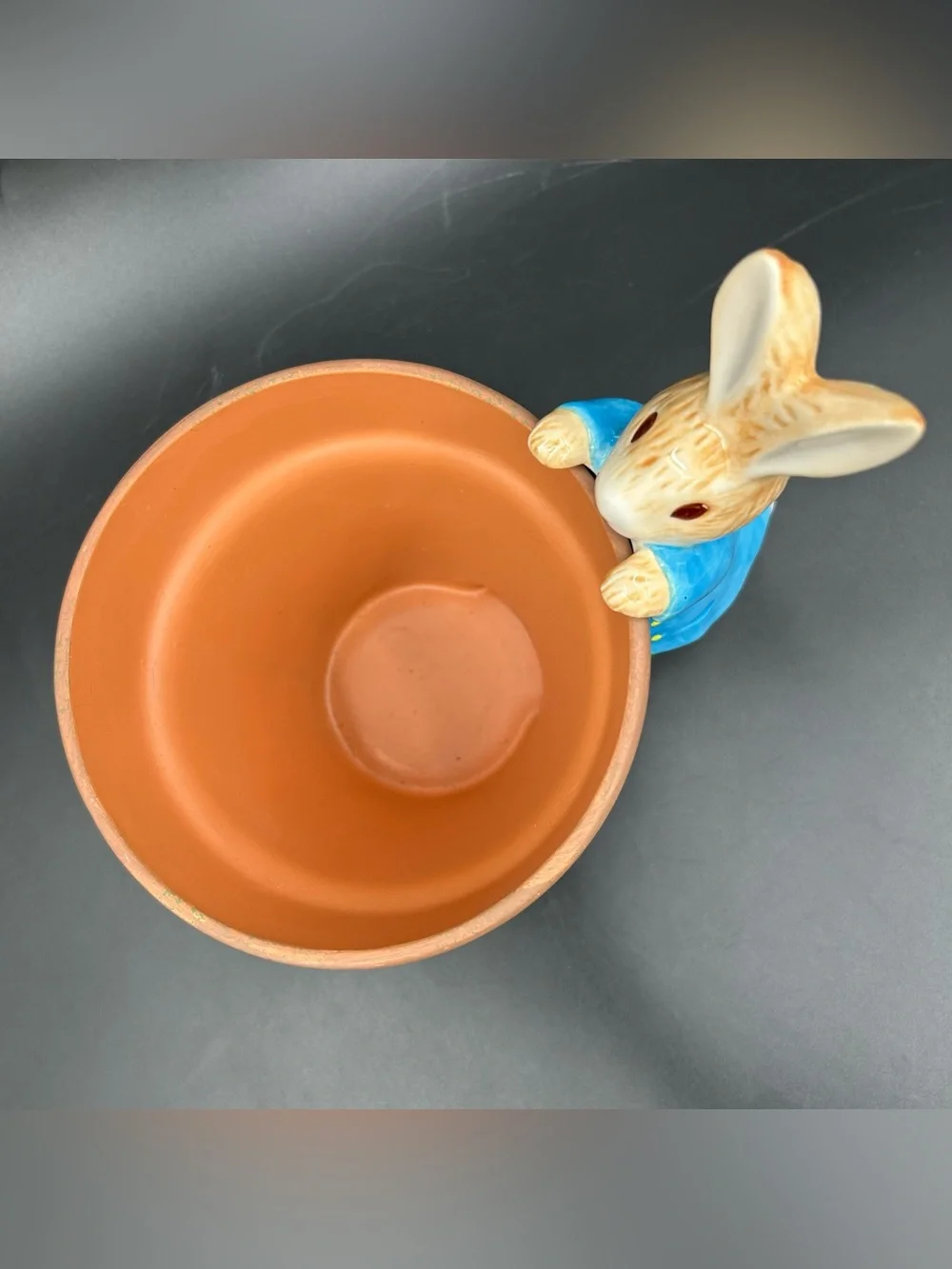 Beatrix Potter Peter Rabbit Teleflora Flower Pot Planter 2000 Ceramic Decor